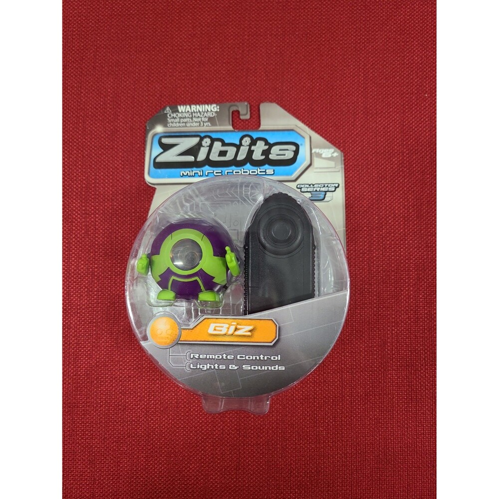 Zibits Mini Remote Control RC Robot Biz Collector Series 3 New